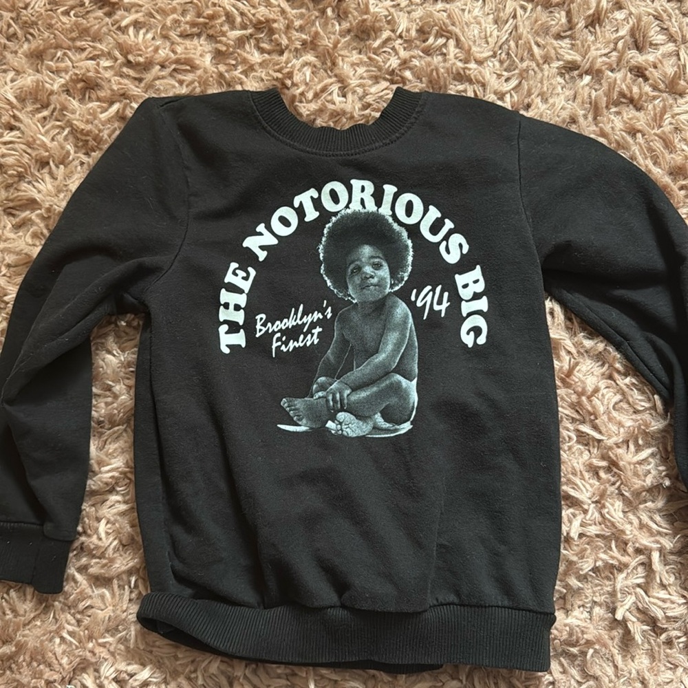 Notorious BIG 5T sweatshirt